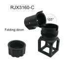 Großhandels preis RJX 30mm Aluminium Klapp arm Rohr klemm vorrichtung Verbindungs verbinder Quadcopter UAV Teile Pflanze Landwirtschaft Drohne